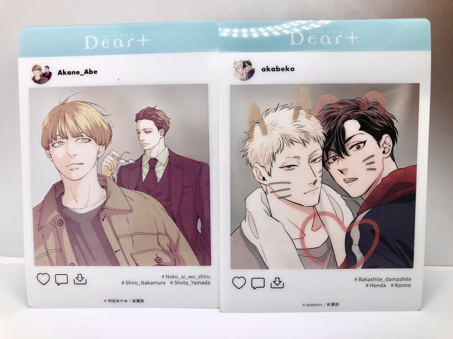 BL | Yaoi : Dear+ SNS Style Clear cards
