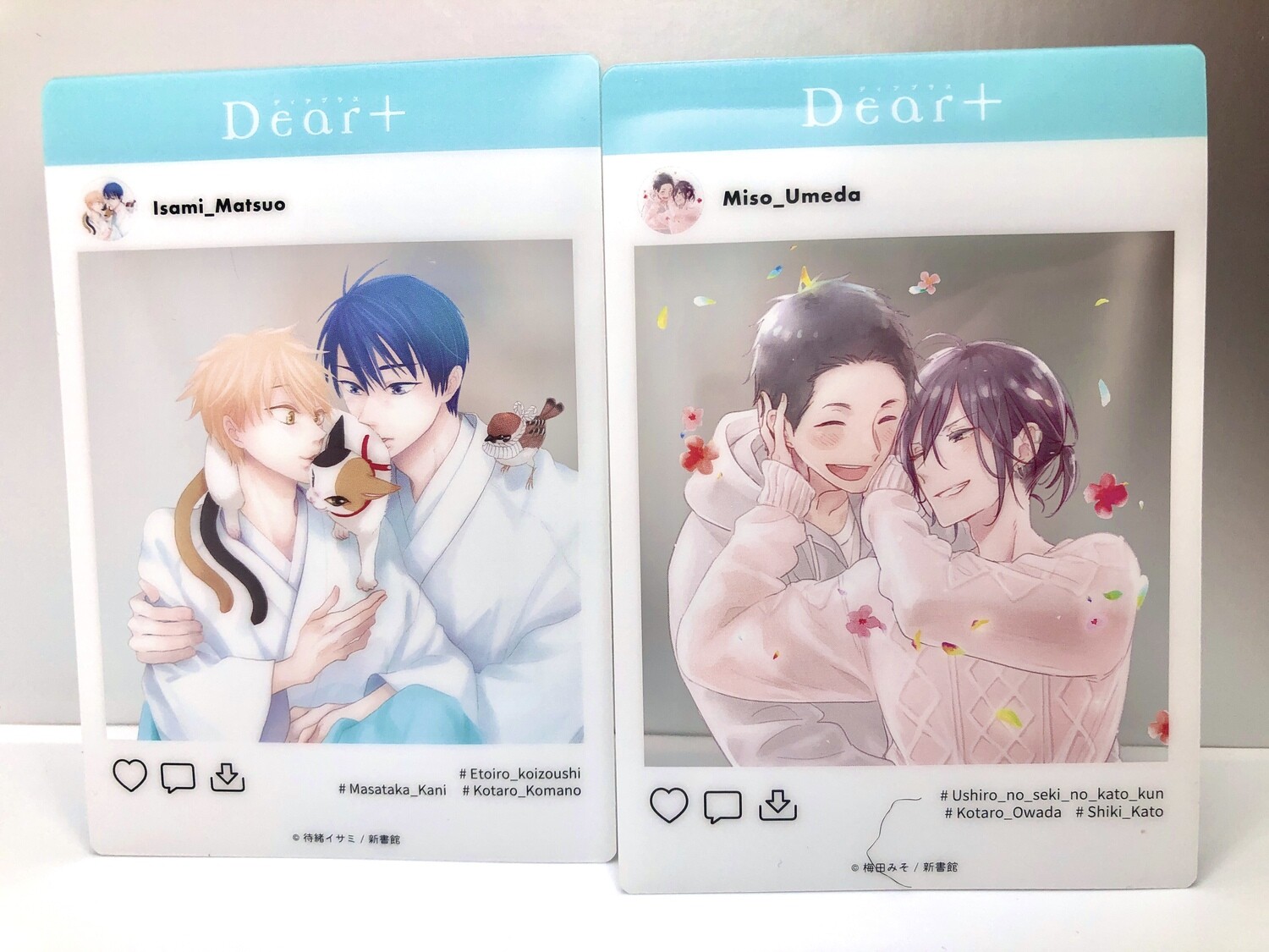 BL | Yaoi : Dear+ SNS Style Clear cards