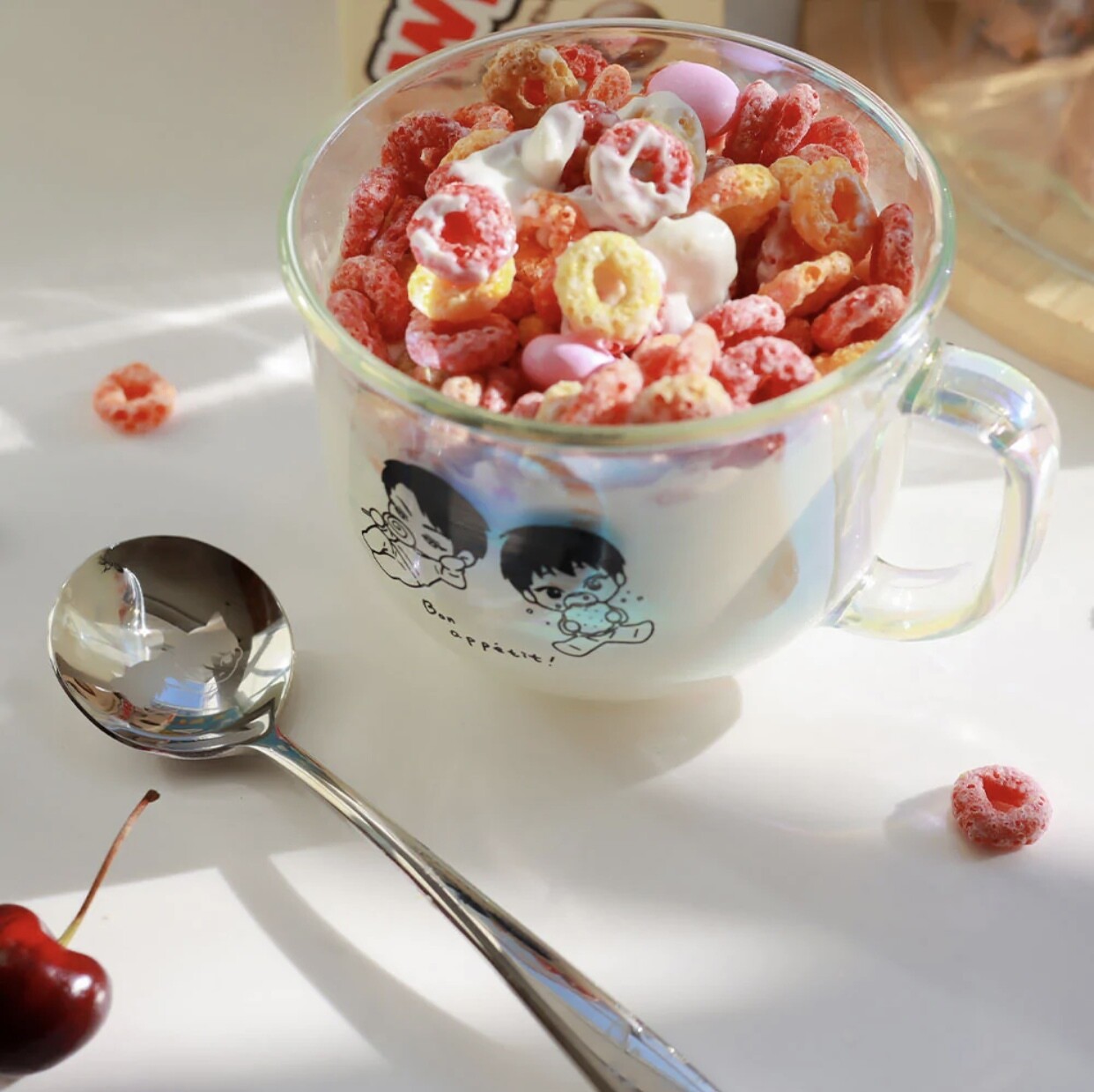 BL | Yaoi : Even if you don&#39;t Love Me Cereal Mug + Spoon Set
