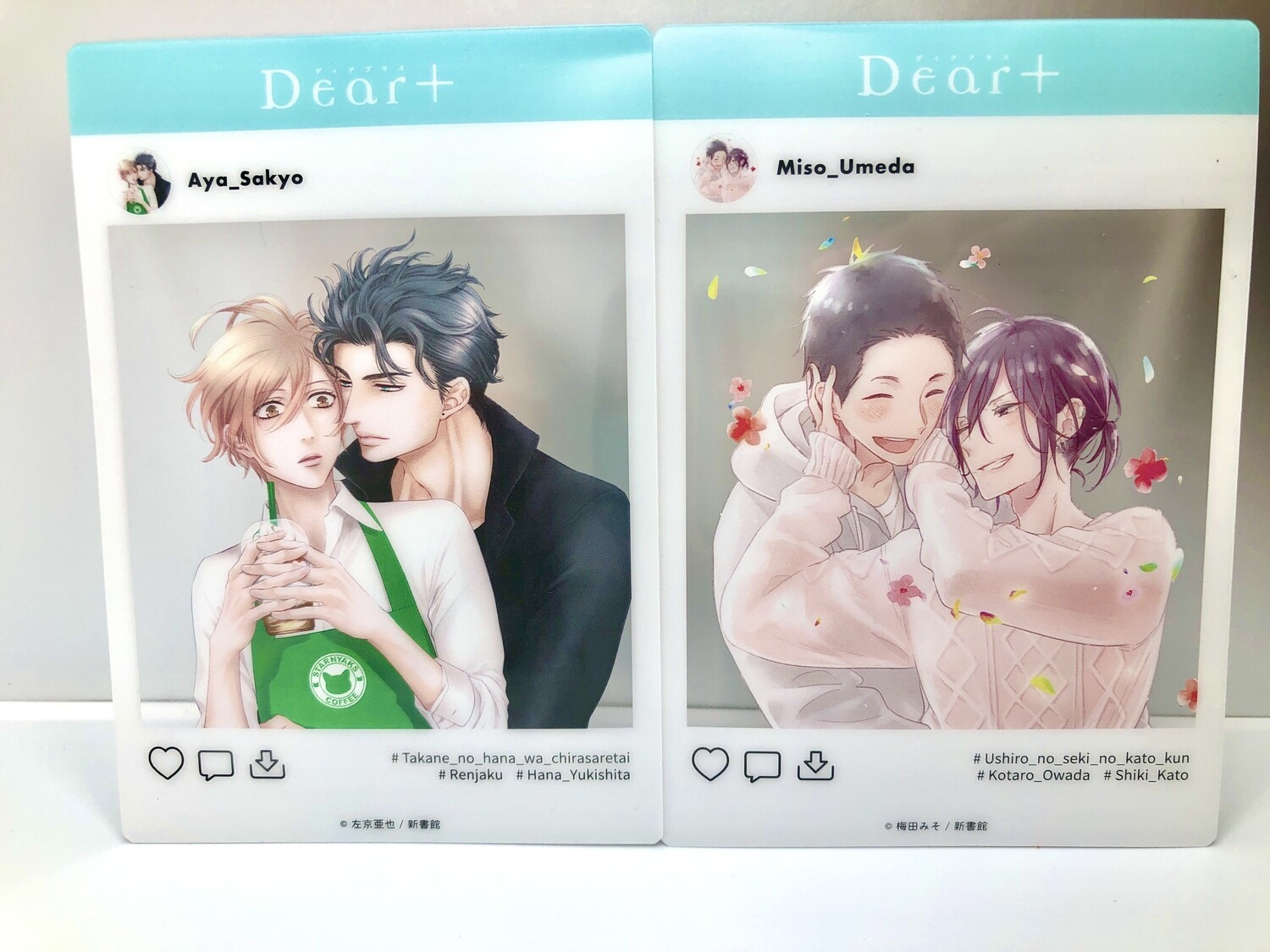 BL | Yaoi : Dear+ SNS Style Clear cards