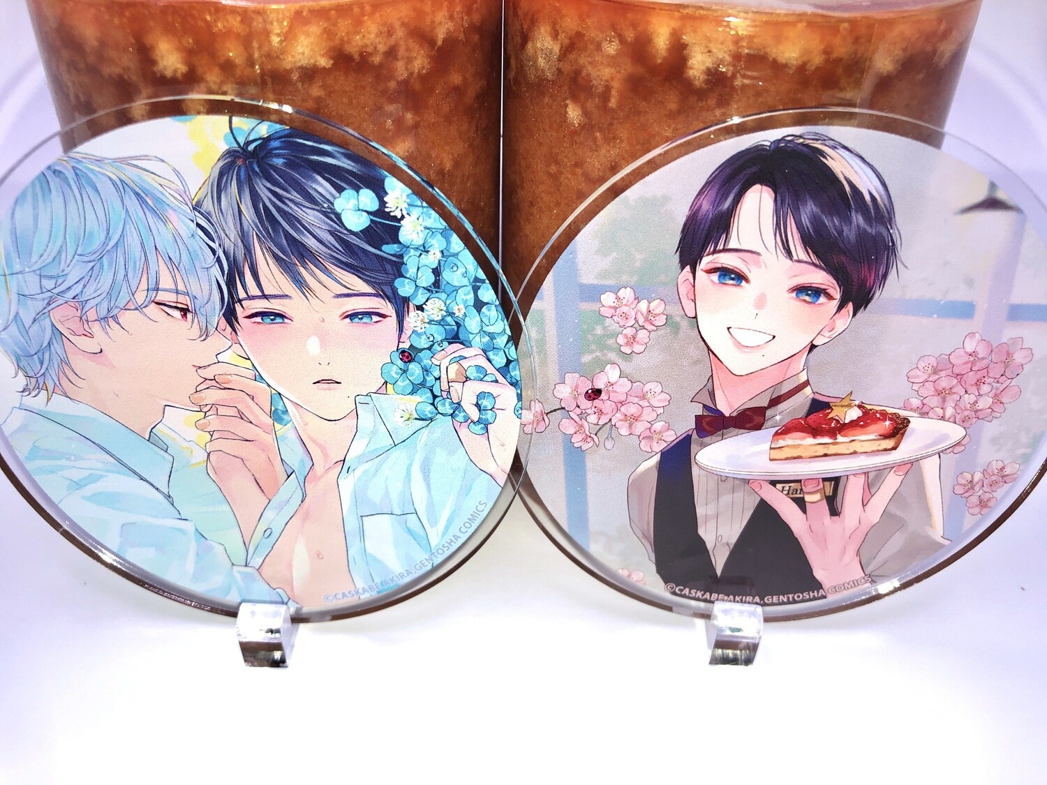 BL | Yaoi : Kasukabe Akira The Seven Stars of June Acrylic Coaster set