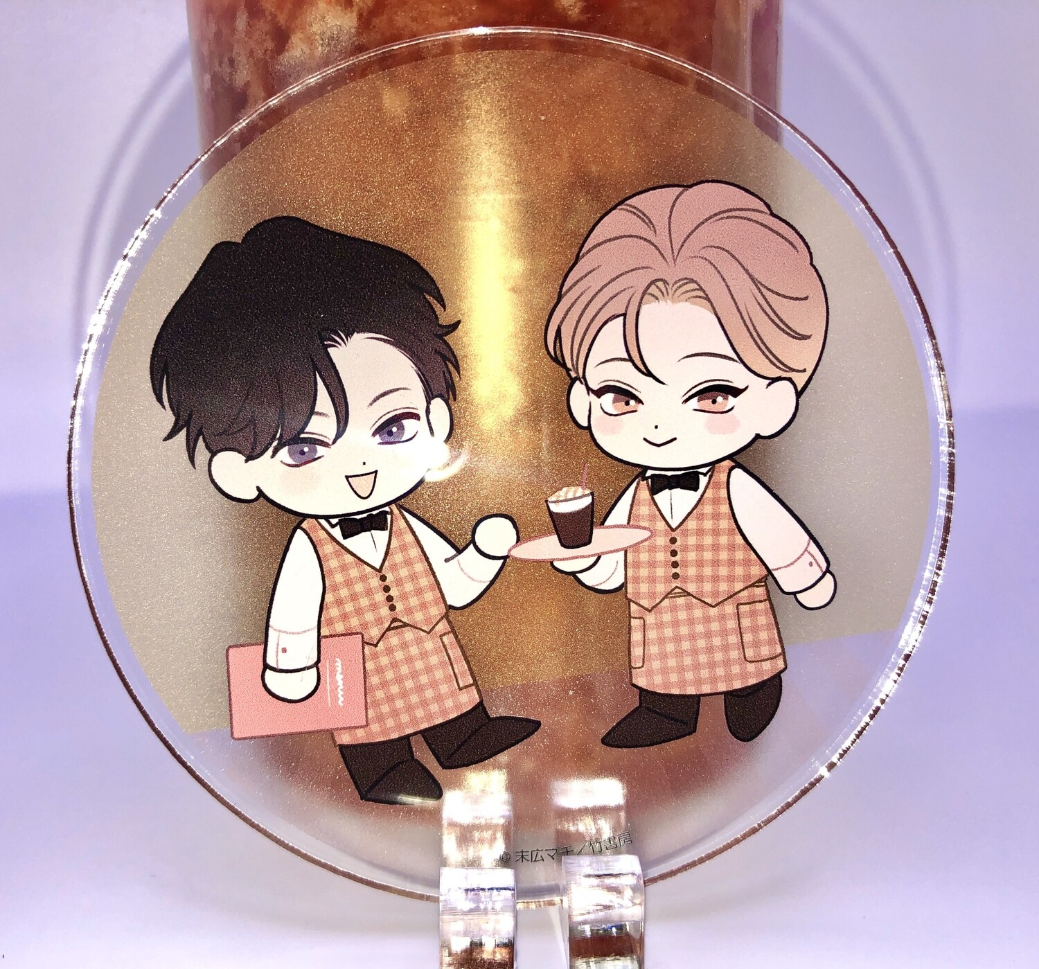 BL | Yaoi | Fake Fact Lips Acrylic Coaster