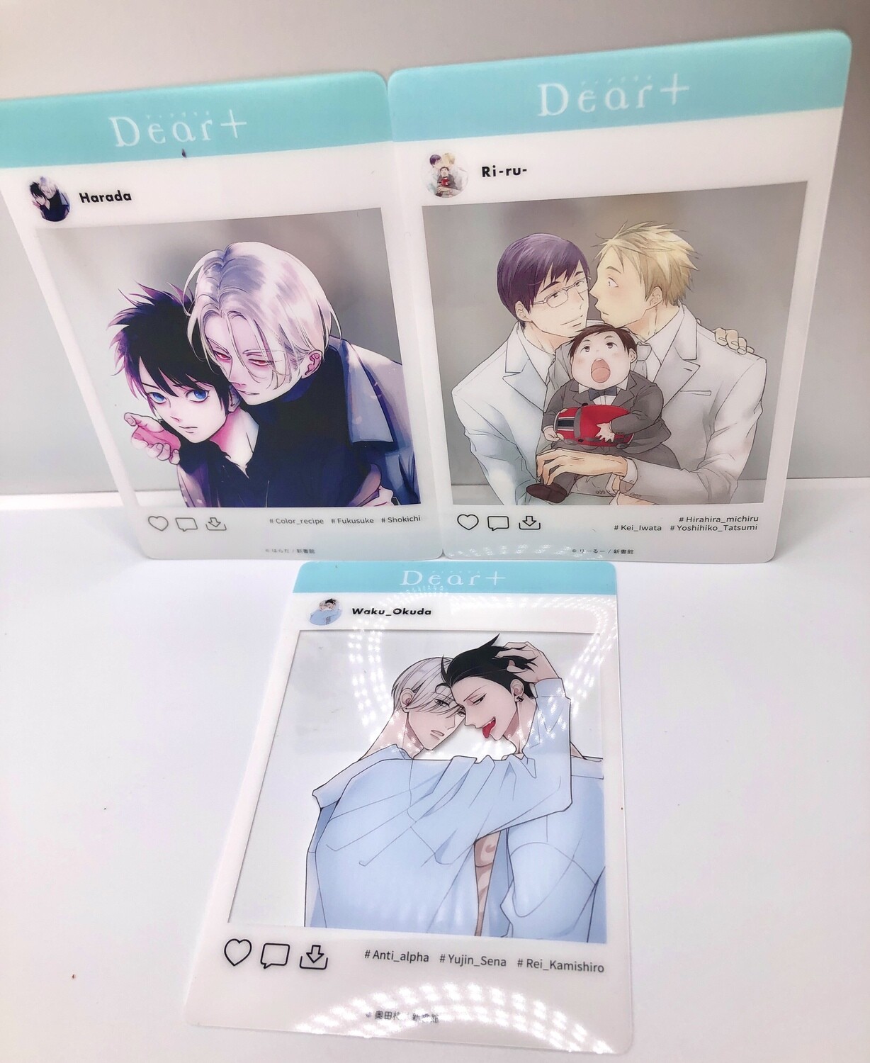 BL | Yaoi : Dear+ SNS Style Clear cards