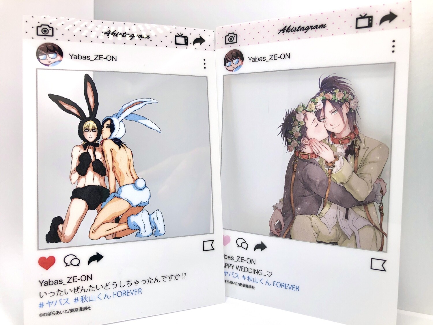 BL | Yaoi : Akiyama-kun SNS style clear card set