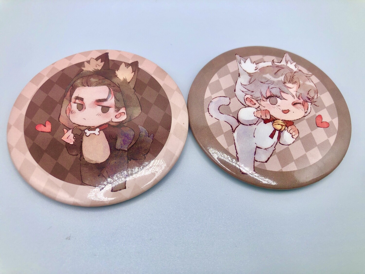BL | Yaoi : Engraved on my Heart badge set