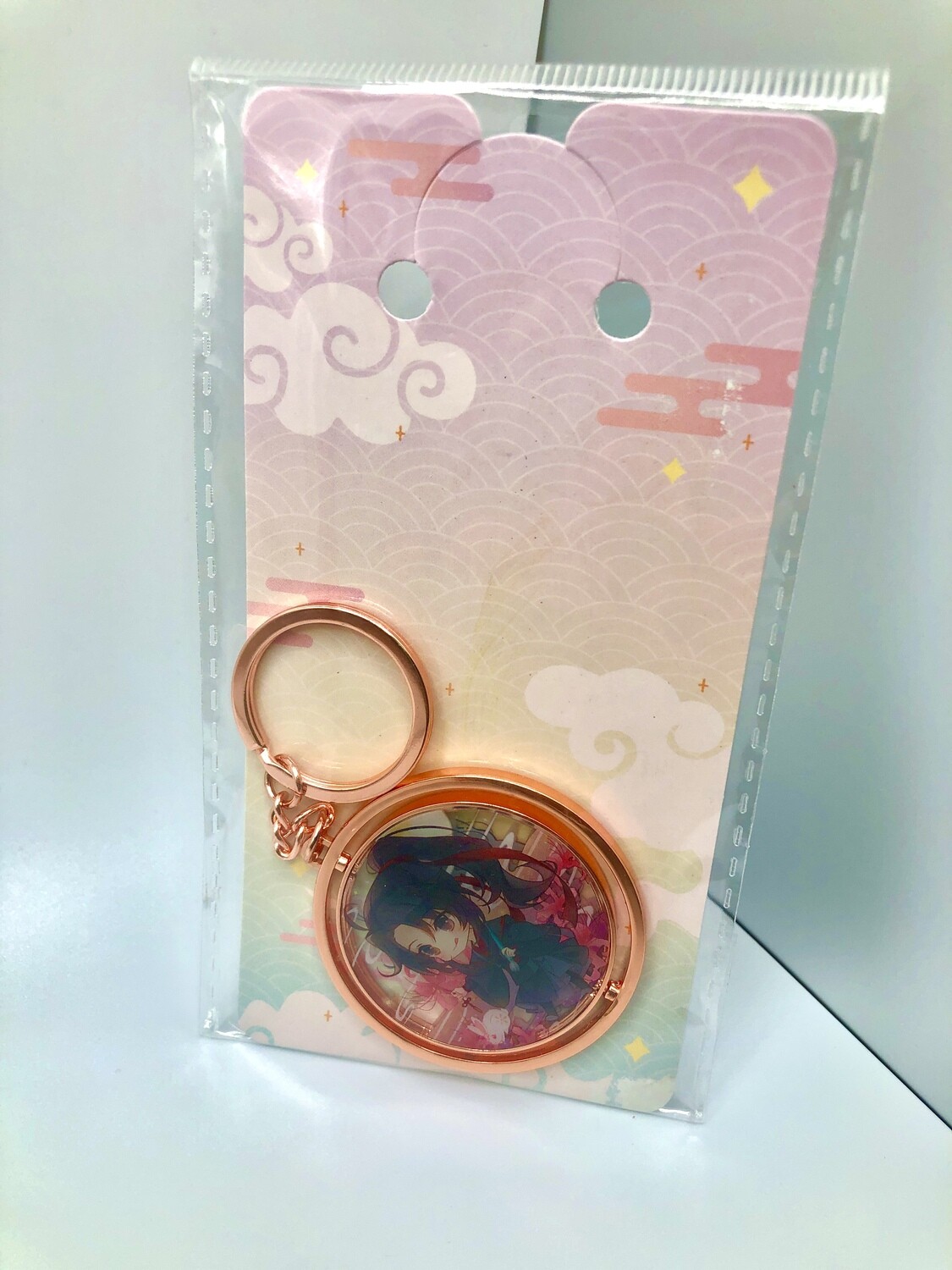 BL | Yaoi : Mo Dao Zu Shi Spinning Metal Double-sided Keychain - Wei Wuxian
