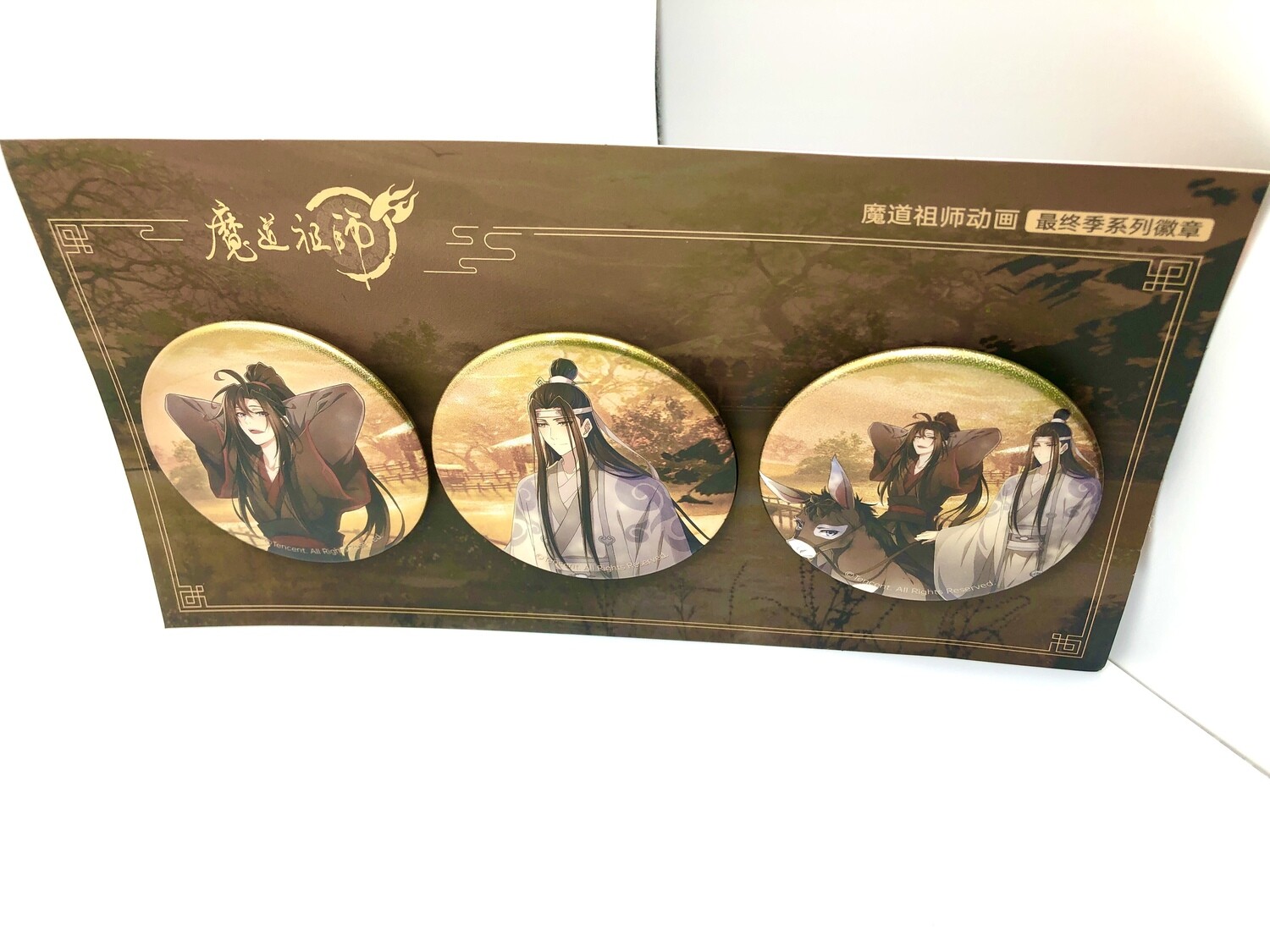BL | Yaoi : Mo Dao Zu Shi Donghua Badge Set