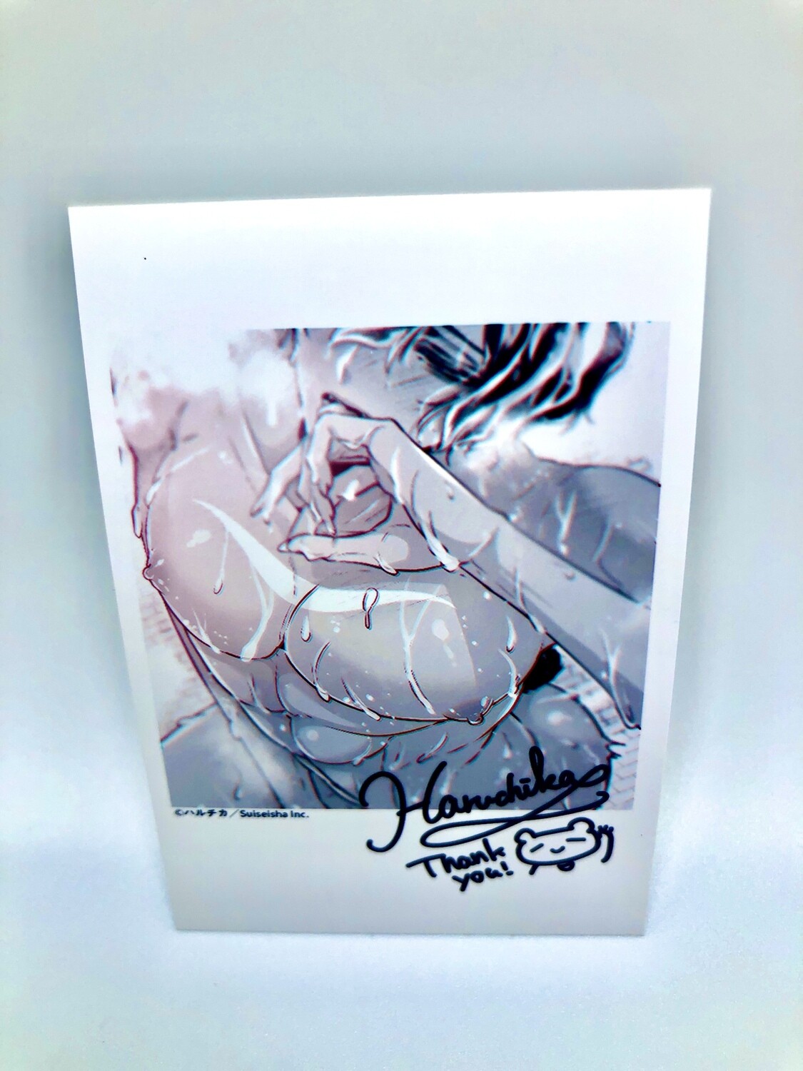 BL | Yaoi : Caressing the Nipples of My Hibernating Bear NSFW Polaroid
