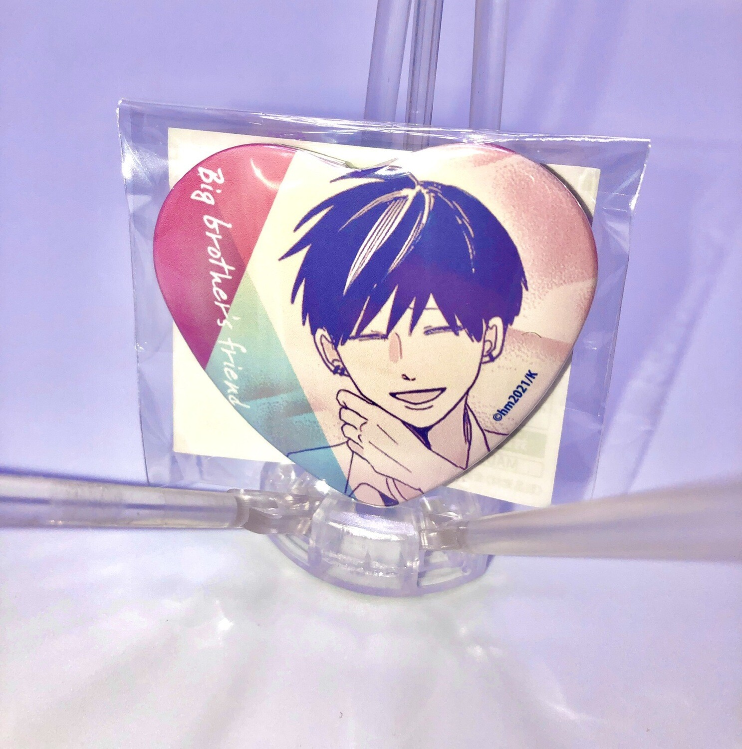 BL | Yaoi : Big Brother&#39;s Friend pin badge