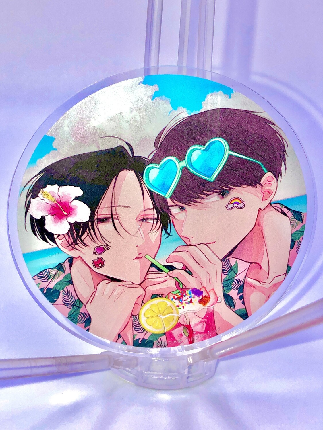 BL | Yaoi : My Demon Boss, Gokudera Wants to Be Exposed Acrylic Coaster