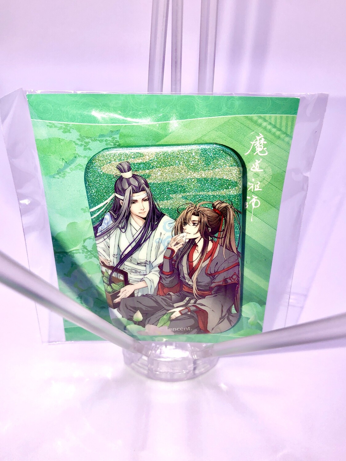BL | Yaoi : Mo Dao Zu Shi (MDZS) glitter badge