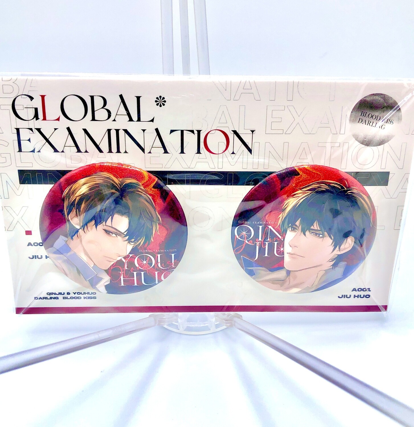 BL | Yaoi : Global Examination badge set