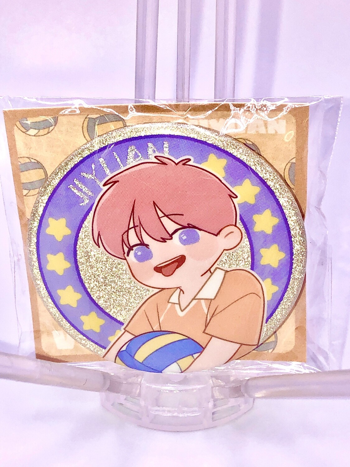 BL | Yaoi : Here U Are glitter badge