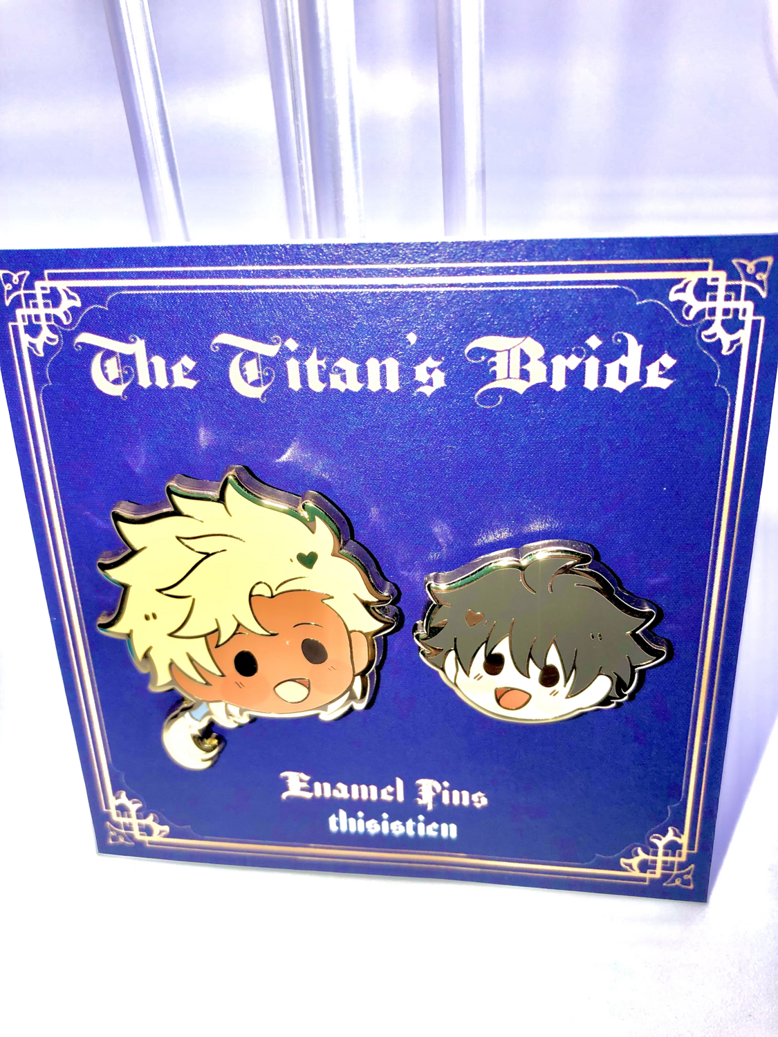 BL | Yaoi : Titan&#39;s Bride Enamel pins
