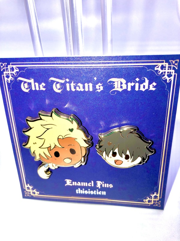BL | Yaoi : Titan&#39;s Bride Enamel pins