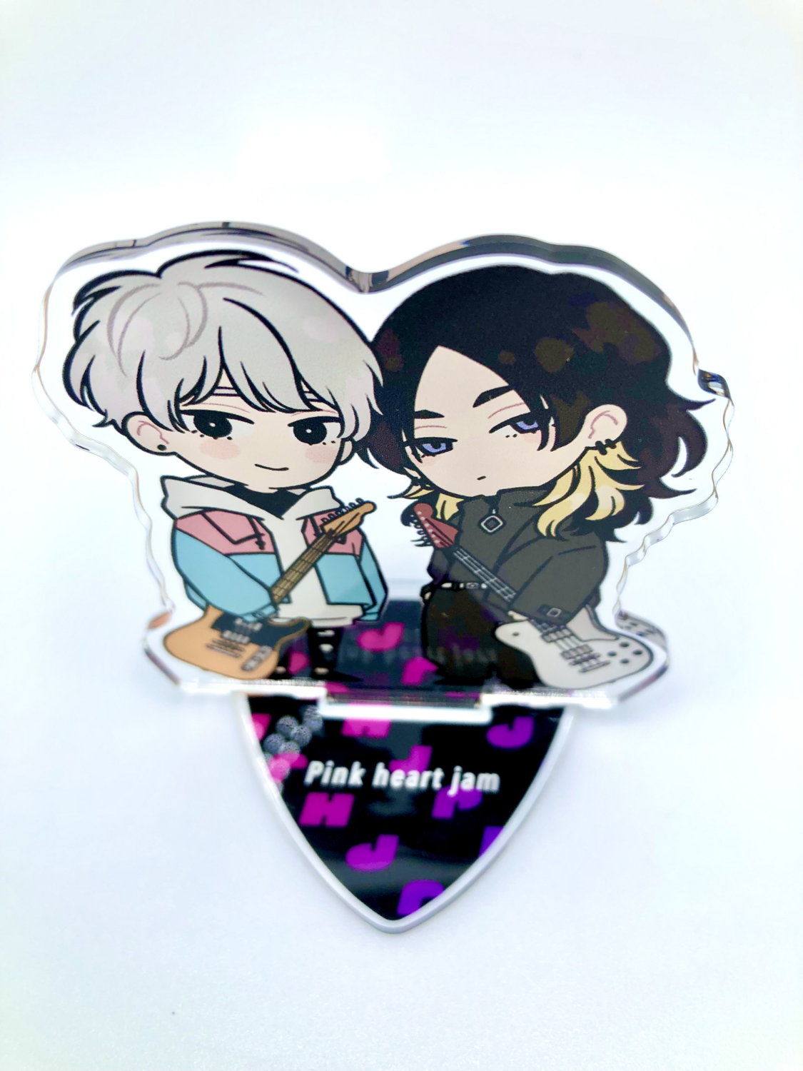 BL | Yaoi : Pink Heart Jam mini acrylic stand
