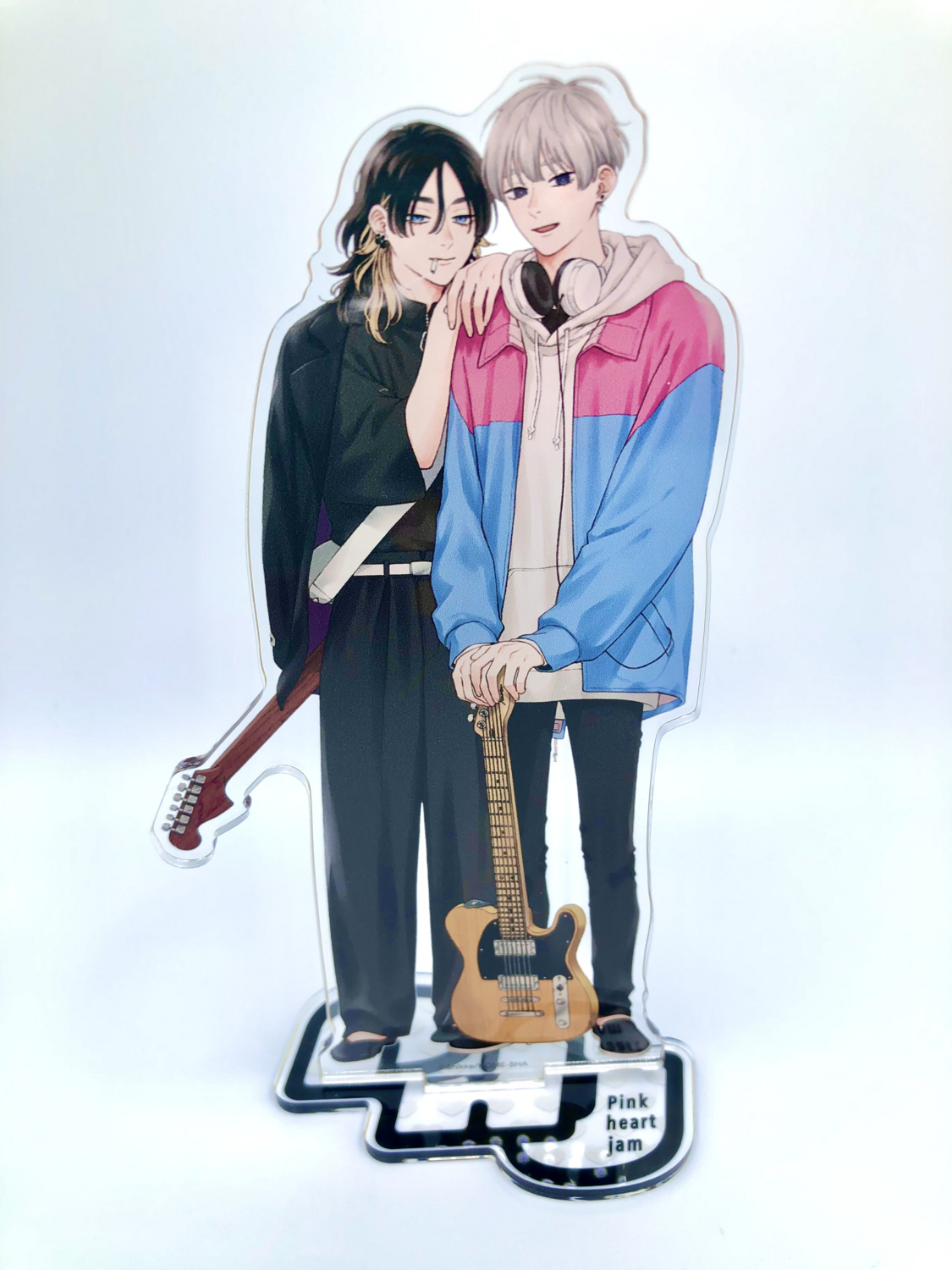 BL | Yaoi : Pink Heart Jam acrylic stand