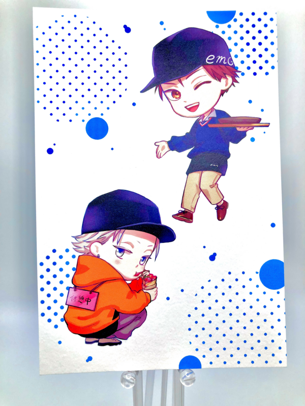 BL | Yaoi : Simplified Pervert postcard