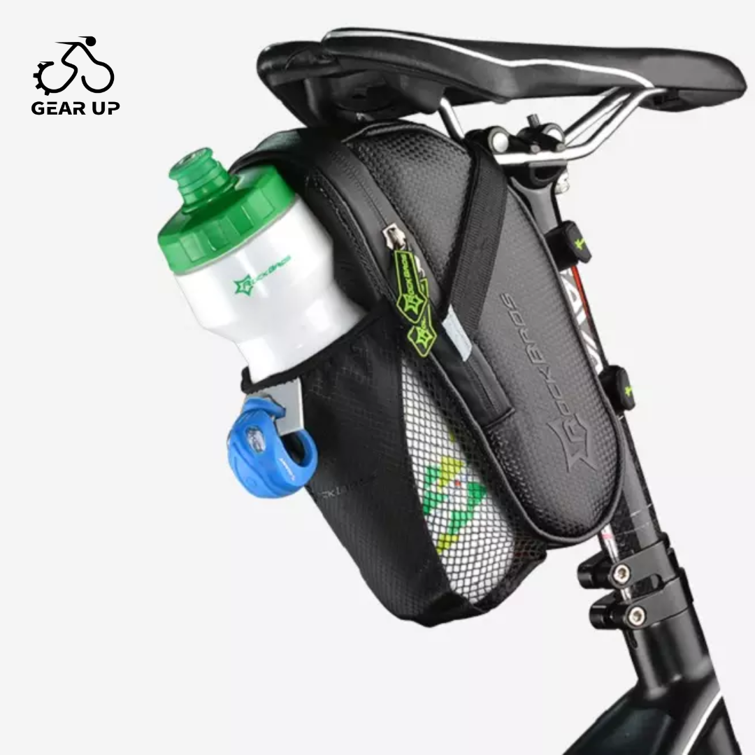 ROCKBROS Bicycle Saddle Bag With Water Bottle Pocket Waterproof MTB