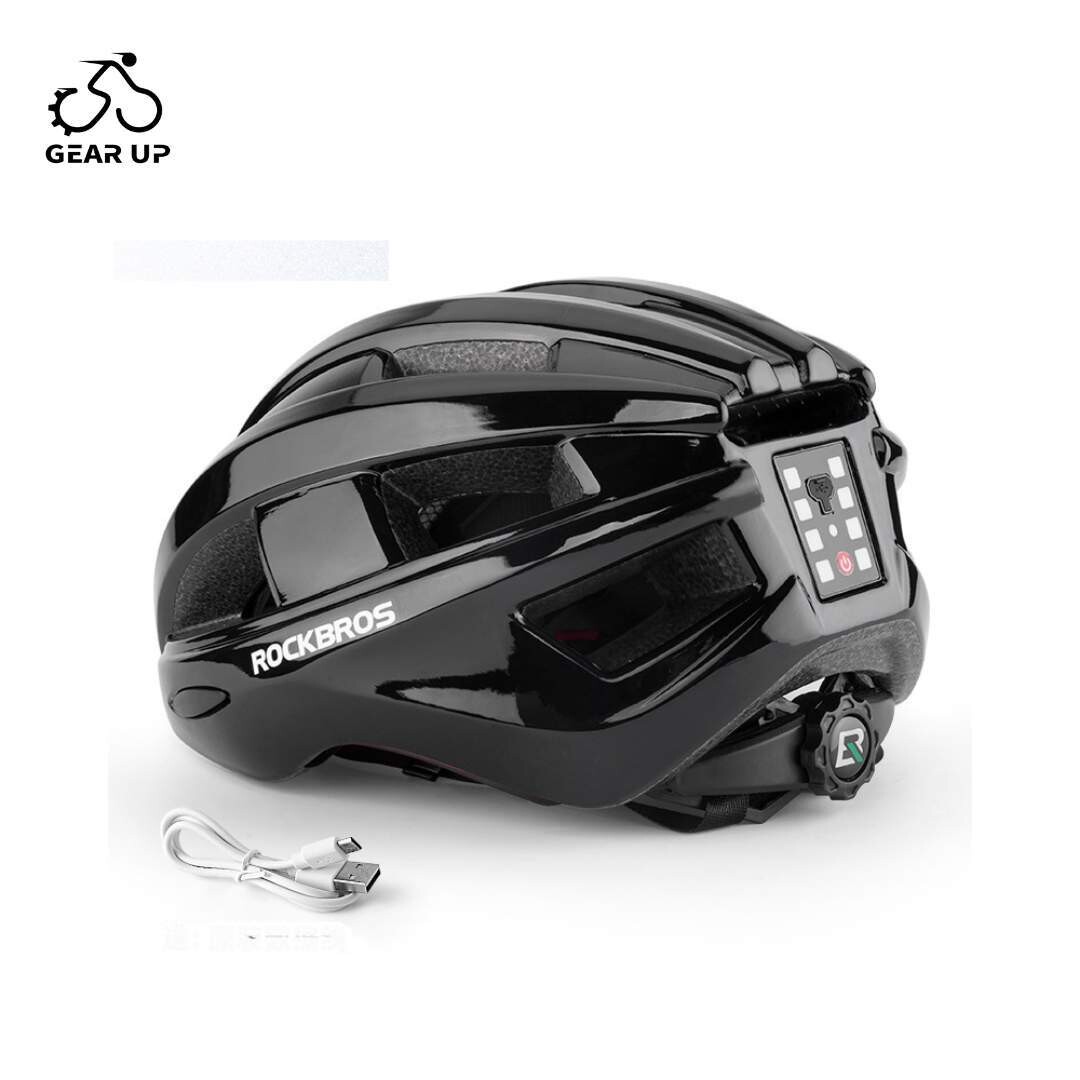 Rockbros Smart Bicycle Helmet Black