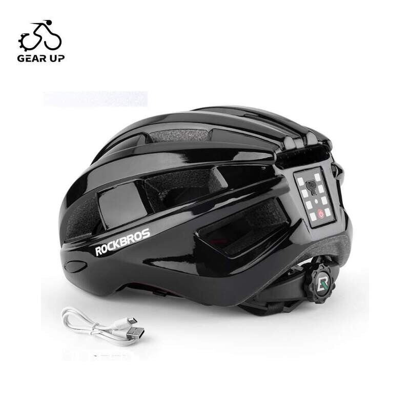 Rockbros Smart Bicycle Helmet Black