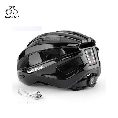 Rockbros Smart Bicycle Helmet Black