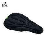 Cushioned saddle seat cover