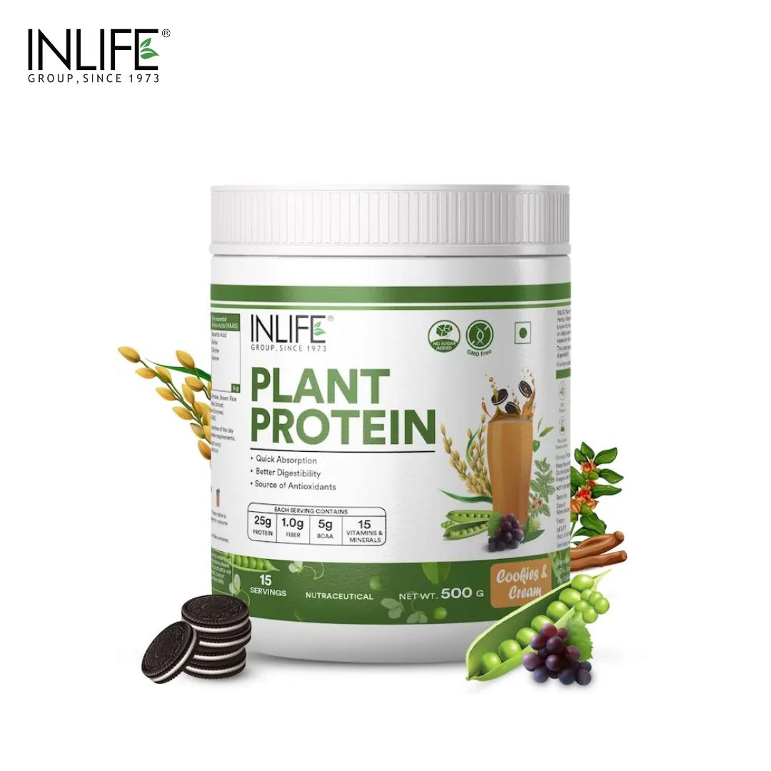 Inlife Plant Protein 500g - cookie &amp; cream