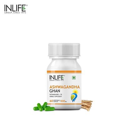 Inlife Ashwagandha 500mg - 60 capsules