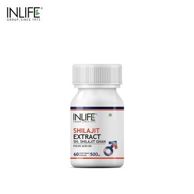Inlife Shilajit 500mg - 60 capsules