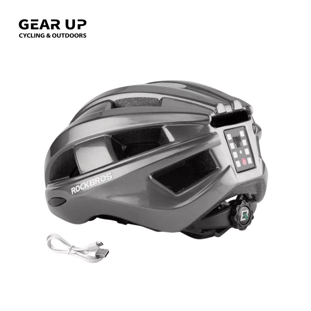 Rockbros Smart Bicycle Helmet Titanium