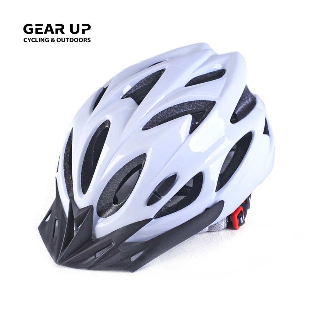 Adjustable Bicycle Helmet - White