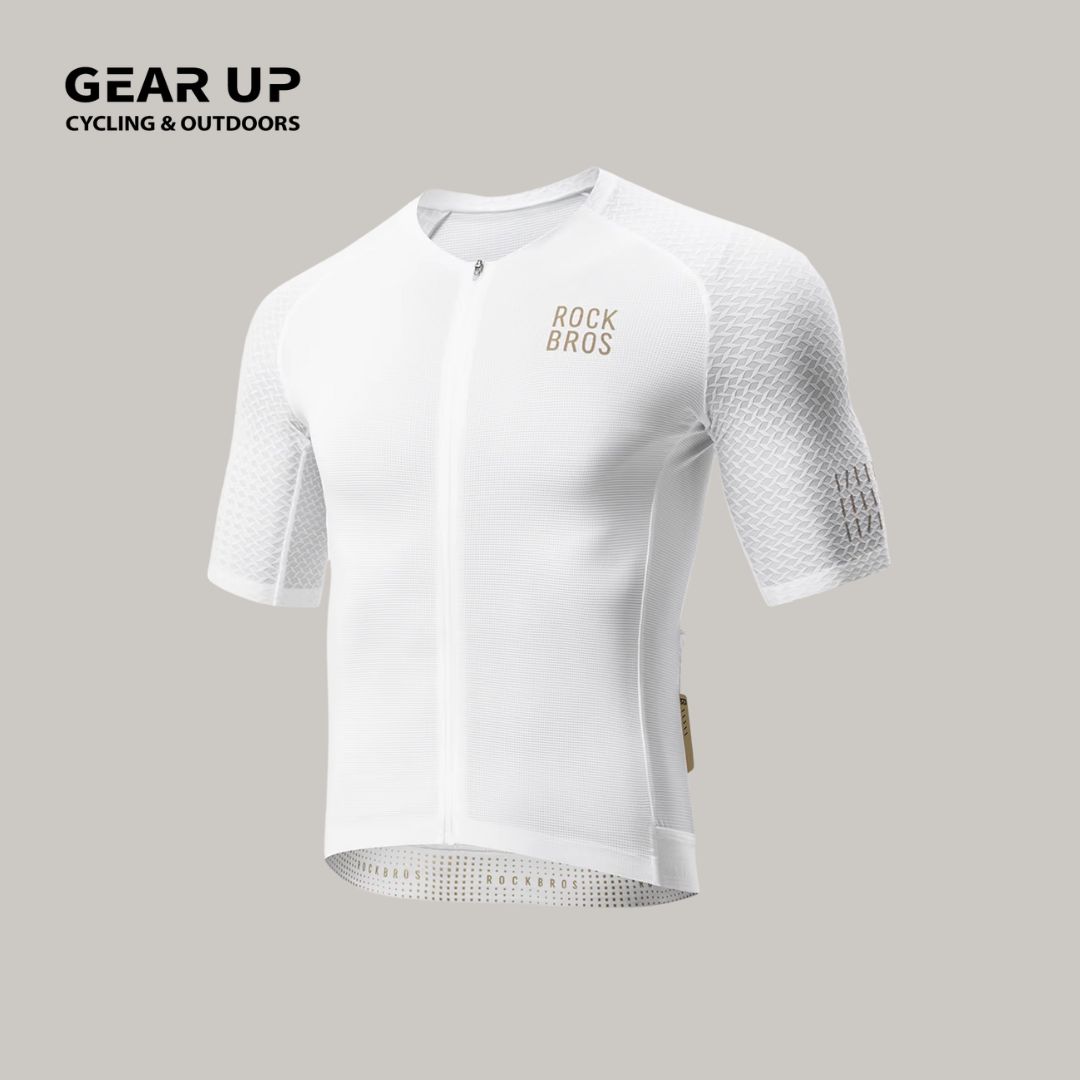 Rockbros White - Gold Edition Jersey Top