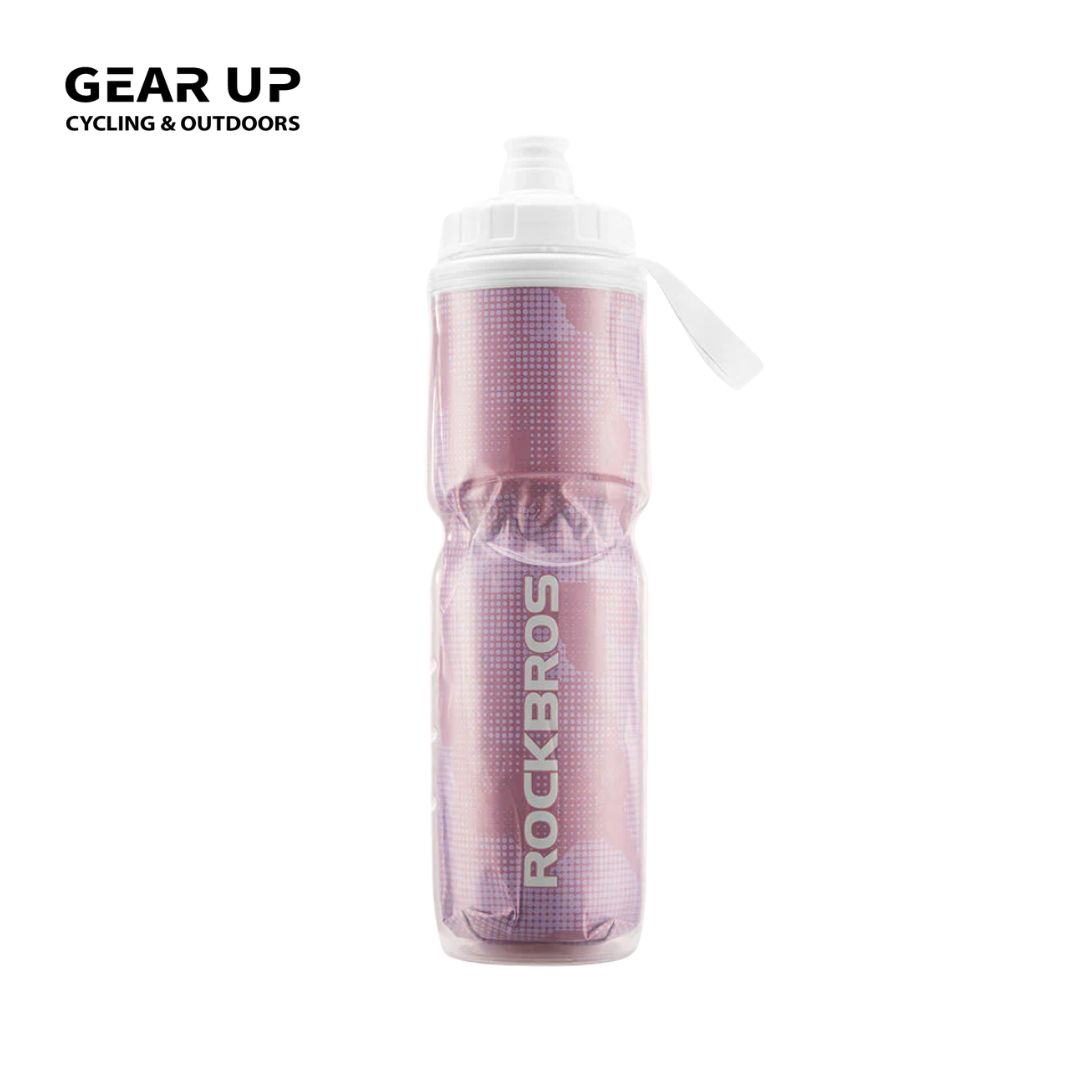 Rockbros Insulated bottle - pink