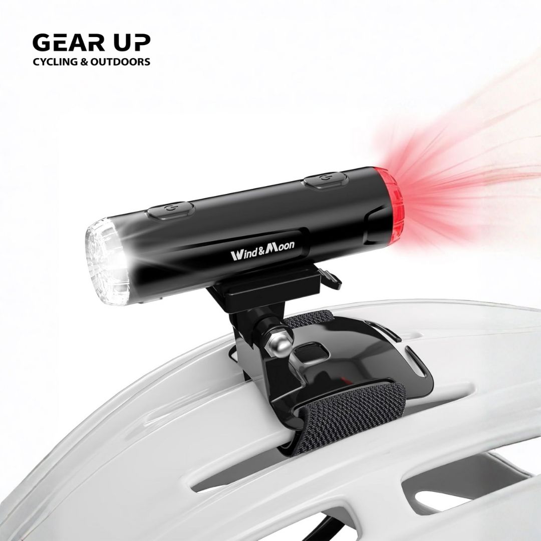 Front &amp; Rear Helmet Light