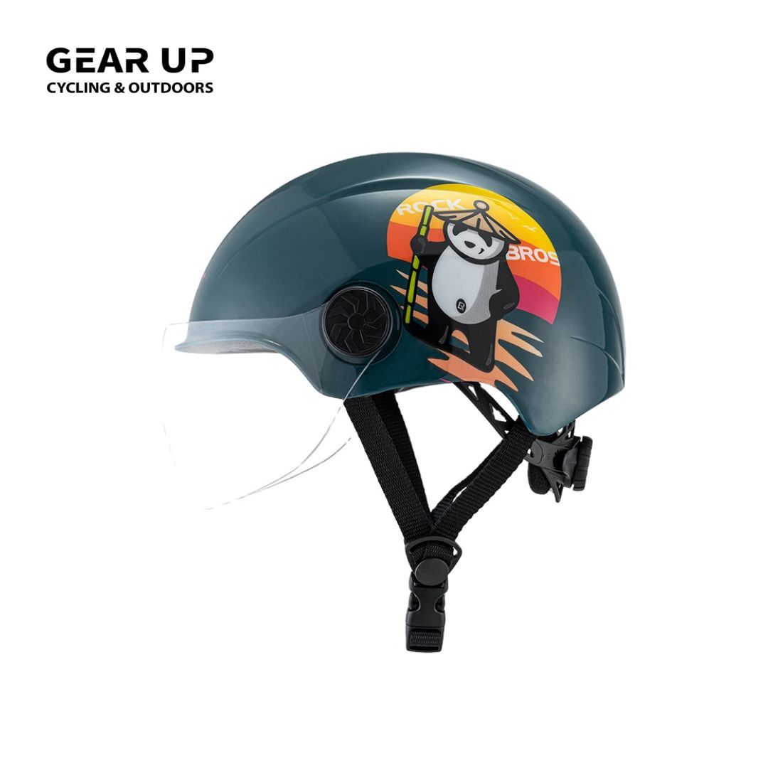 Rockbros Kids Cycling Helmet Panda