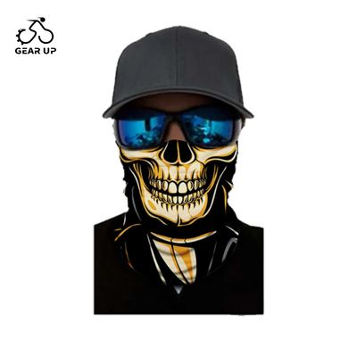Sports Neck Gaiter - Golden Skull