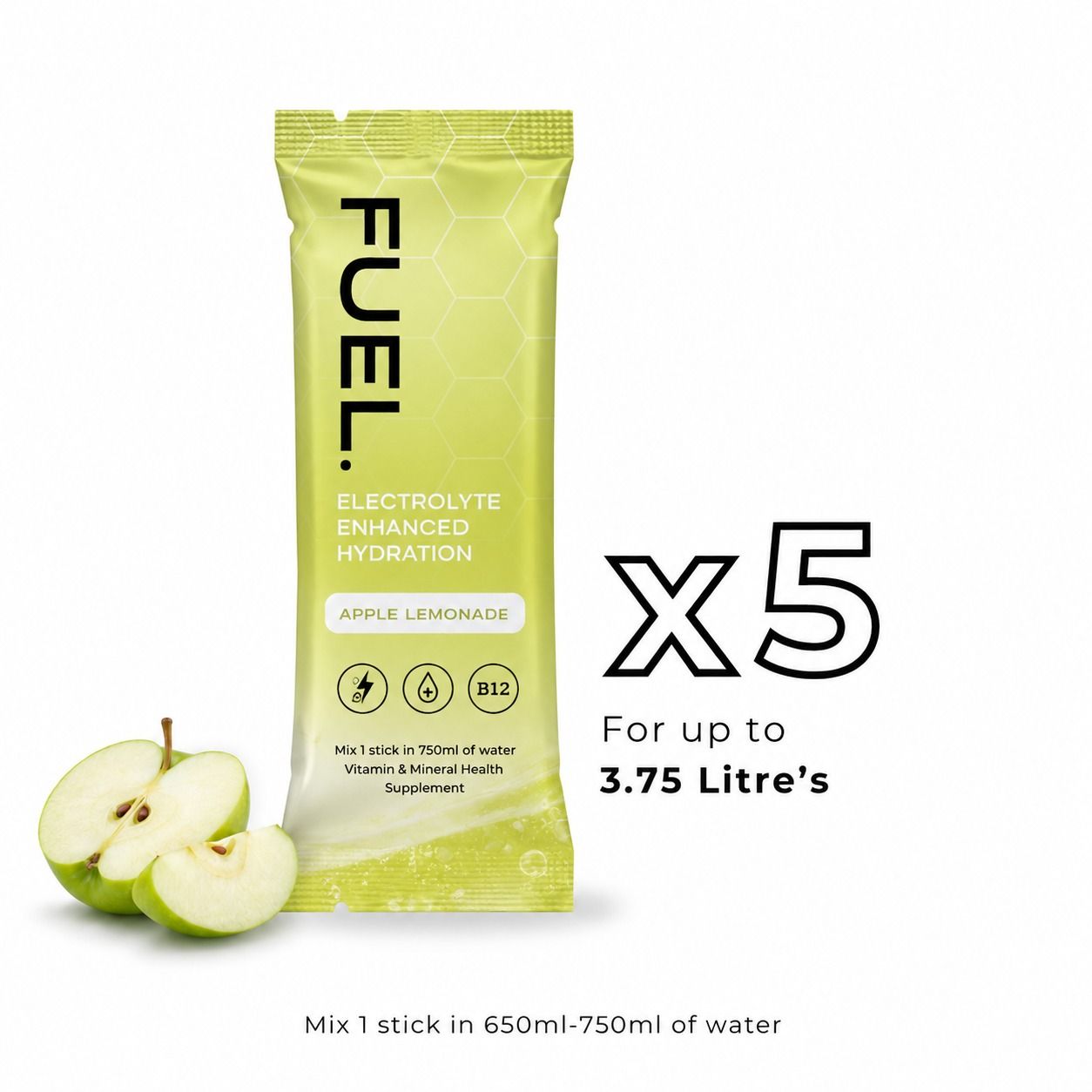 Fuel Electrolyte Powder x5 - Apple Lemonade