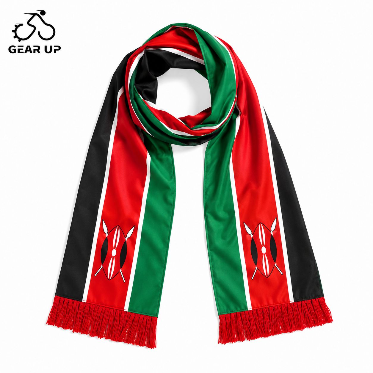 Kenya Flag Scarf