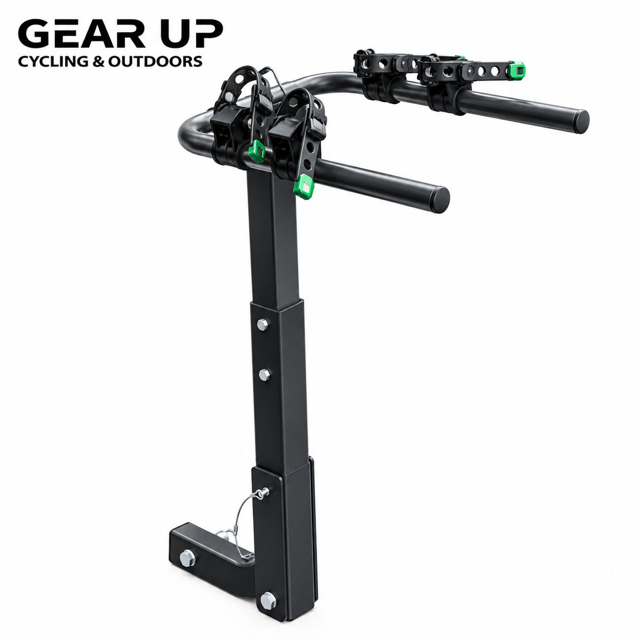 Heavy-Duty Hitch-Mounted Bike Carrier