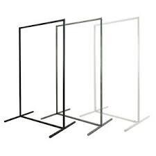 Straight Garment Rail Black or White - Dismantling