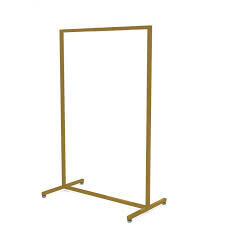 Straight Garment Rail Gold or Silver - Dismantling