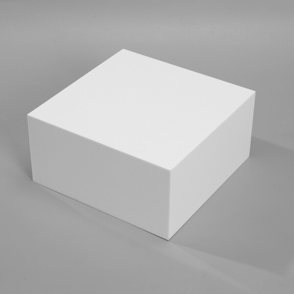 Square Bridal Riser in White