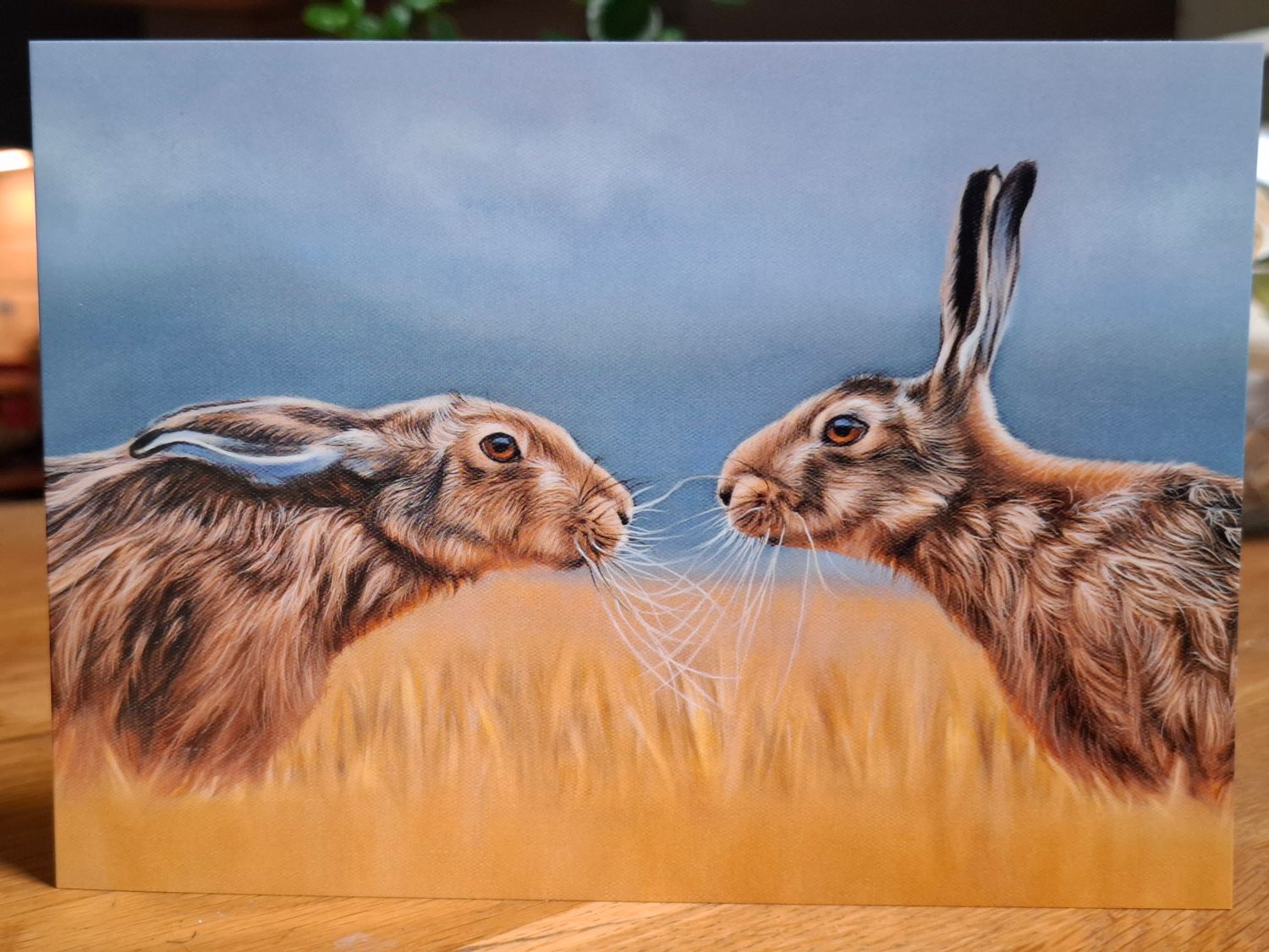 The Conversation, Landscape, Rectangle Greetings Card