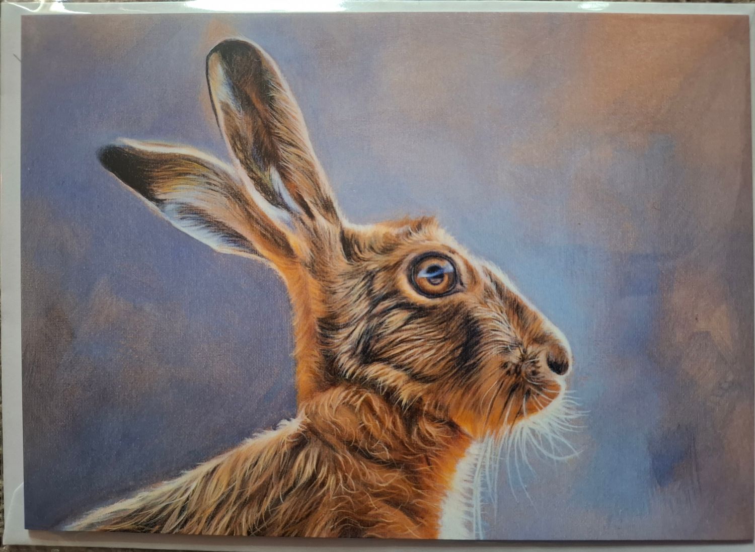 Soul Space (Hare), Landscape,  Rectangle Greetings Card