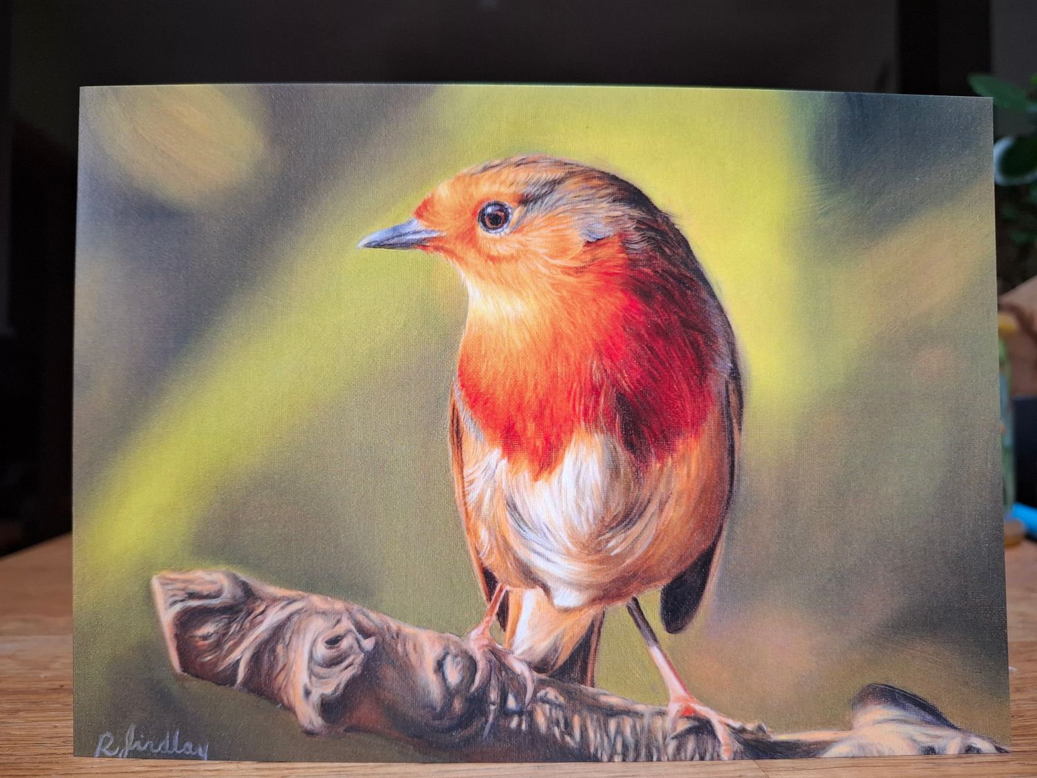 Little Visitor, Landscape,  Rectangle Greetings Card