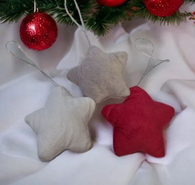 Velvet Star Decoration