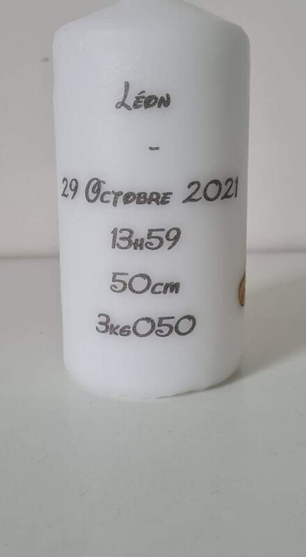 Bougies personnalisée