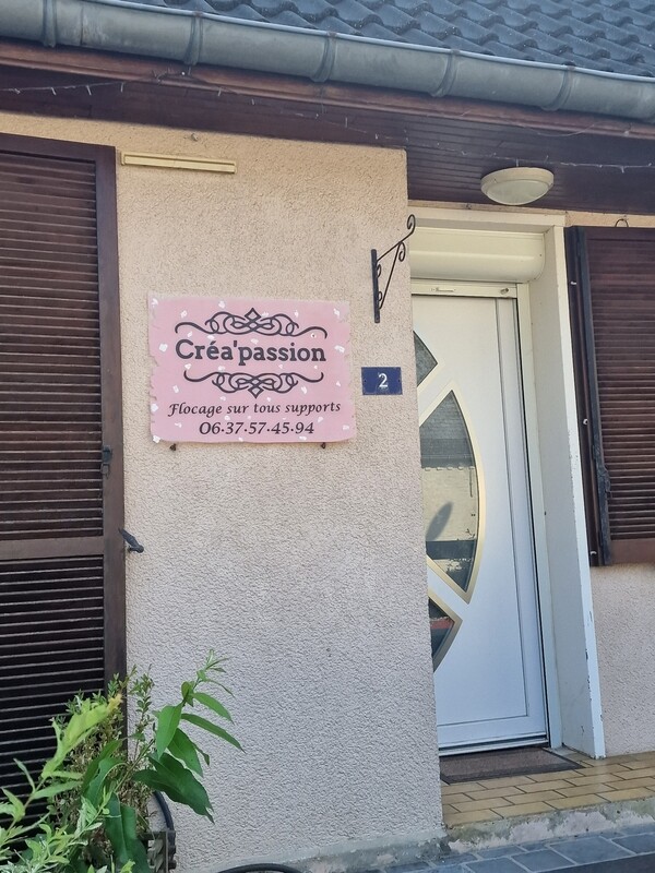 Plaque transparente personnalisée