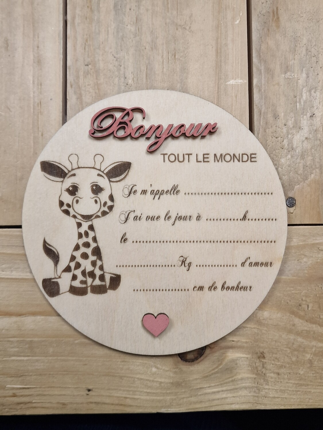 Carte de naissance